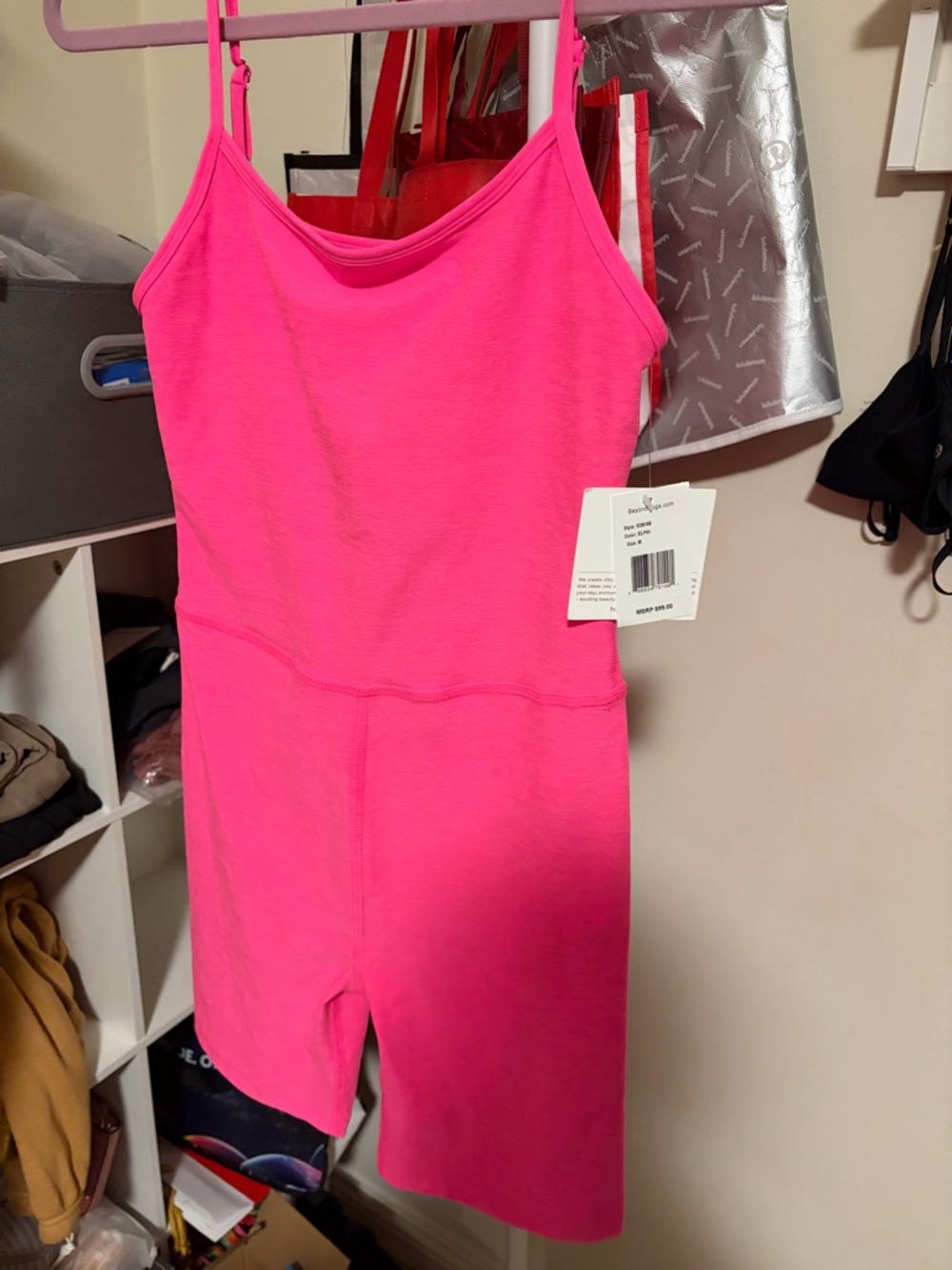 Beyond Yoga NWT Spacedye Get In Gear Biker Jumpsuit - Picture 2 of 2